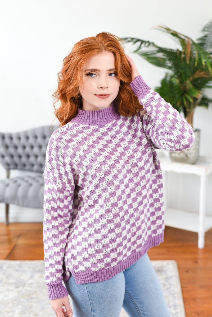 Katie Mock-Neck Sweater