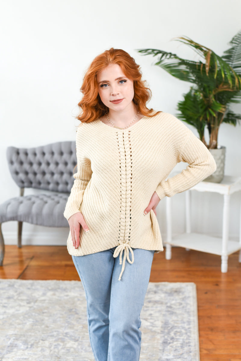 Victoria Chunky Knit Sweater FINAL SALE