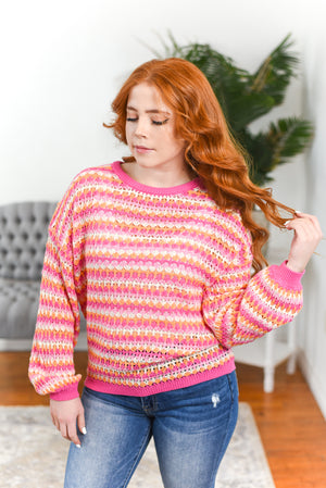 Connie Open-Knit Sweater