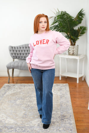 Lover Pink Sweatshirt FINAL SALE