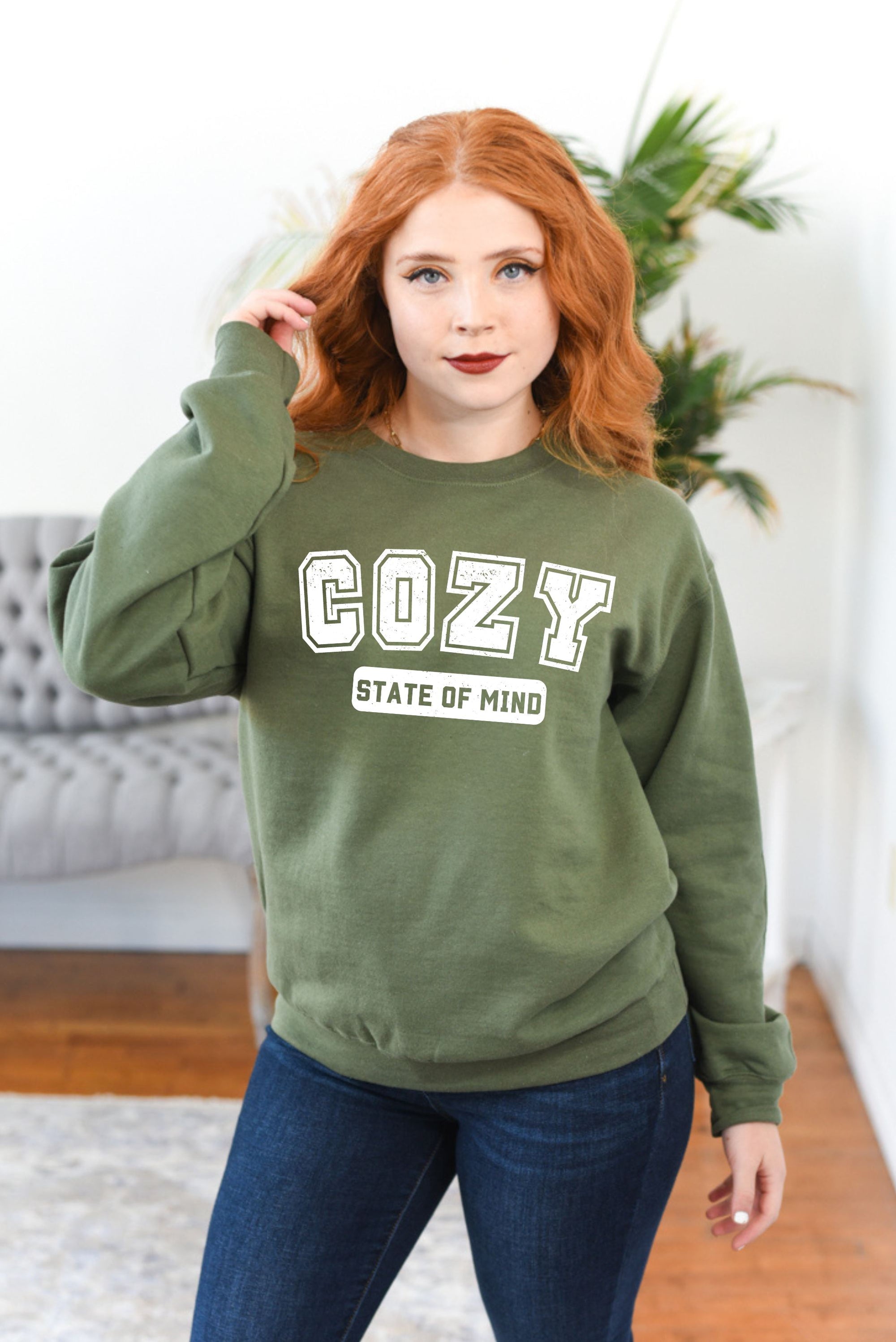 Cozy State of Mind Crewneck Sweatshirt