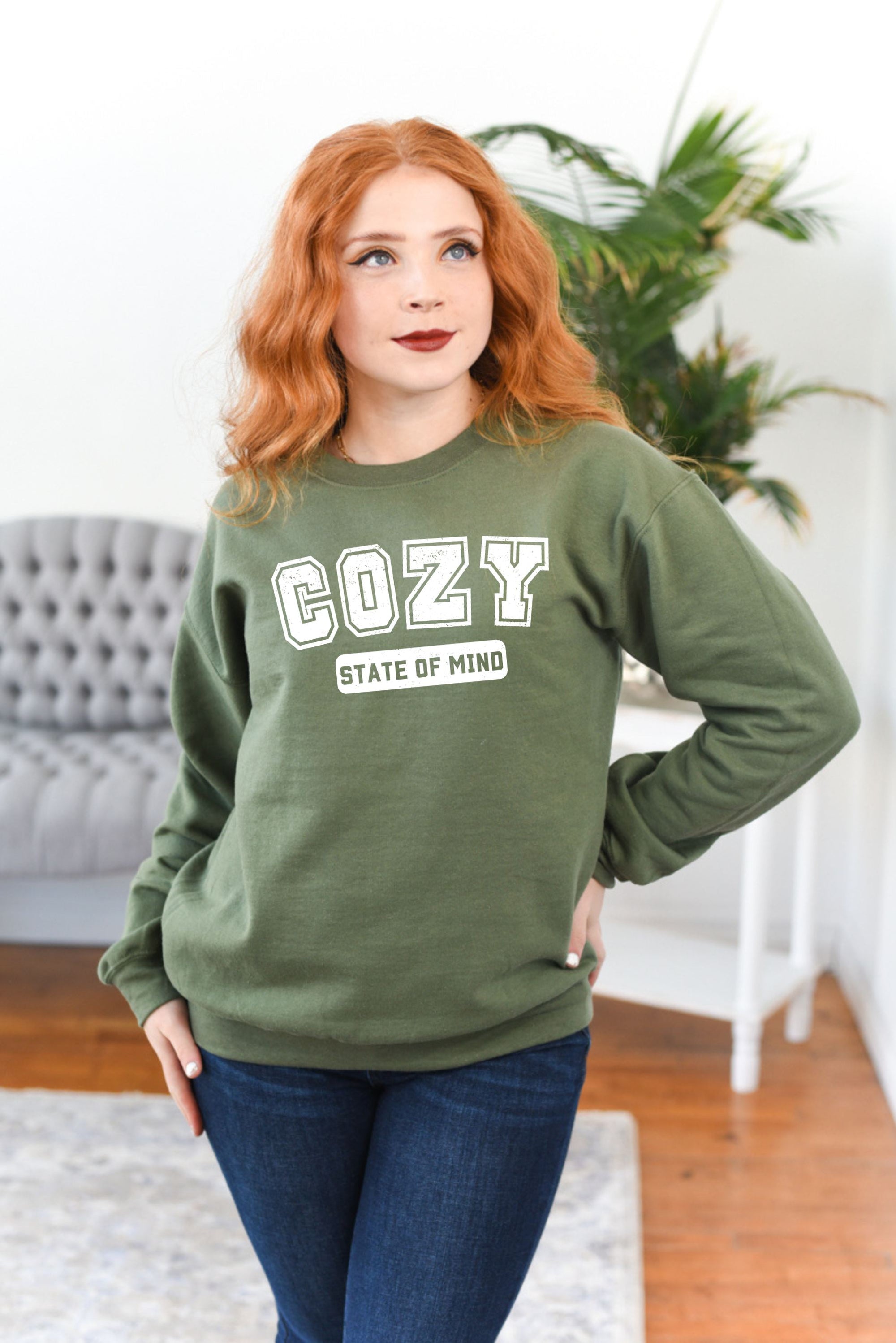 Cozy State of Mind Crewneck Sweatshirt