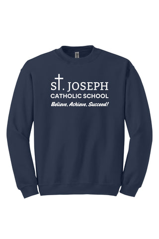 St. Joseph Believe, Achieve, Succeed Crewneck Sweatshirt 🐯SCHOOL UNIFORM APPROVED🐯 (MADE TO ORDER)