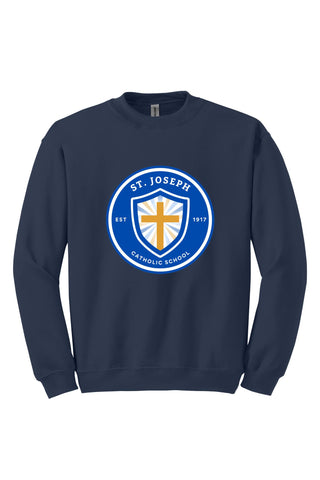 St. Joseph Full Logo Crewneck Sweatshirt 🐯SCHOOL UNIFORM APPROVED🐯 (MADE TO ORDER)