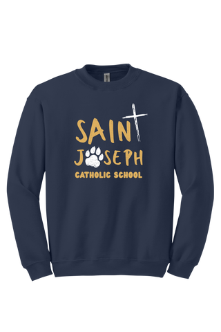 Saint Joseph Paint Print Crewneck Sweatshirt 🐯SCHOOL UNIFORM APPROVED🐯 (MADE TO ORDER)