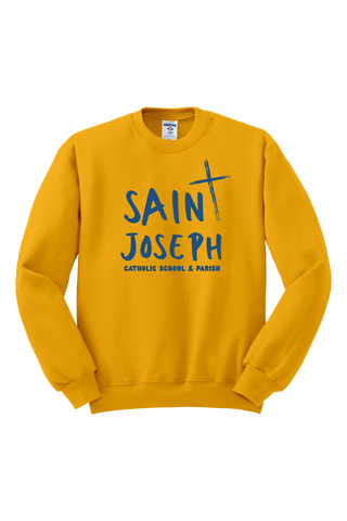 Saint Joseph Paint Print Crewneck Sweatshirt 🐯SCHOOL UNIFORM APPROVED🐯 (MADE TO ORDER)