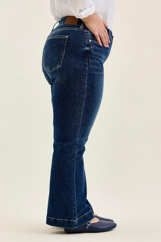 Lenie High Rise Trouser Flare Judy Blue Jeans - Petite Curvy