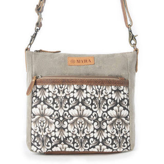 Damask Trail Vintage Crossbody Bag by Myra Bag
