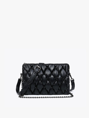 Izzy Puffer Crossbody Bag w/ Chain