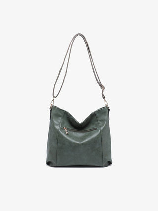Mina Distressed Hobo Bag