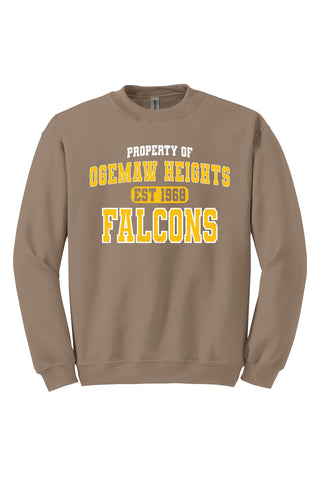 Property of OHHS Falcons Pullover Sweatshirt (MADE TO ORDER)