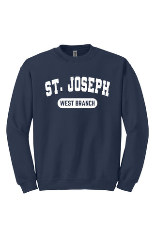 St. Joseph West Branch Crewneck Sweatshirt 🐯SCHOOL UNIFORM APPROVED🐯 (MADE TO ORDER)