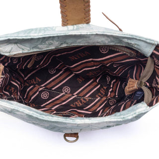 Sagefield Cotton & Leather Shoulder Bag