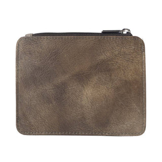 Driftwood Cove Embossed Leather Credit Card Holder