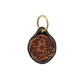 Myra Bag - Classic Country Medallion  Hand-Tooled Key Fob