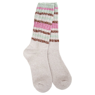 Ragg Crew Mushroom Stripe Socks