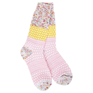 Gallery Textured Crew Whimsical Multi Socks