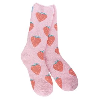 Cozy Crew Strawberry Socks
