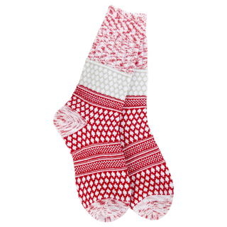 Gallery Textured Crew Socks - Peppermint