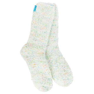 Cozy Crew White Confetti Multi Socks