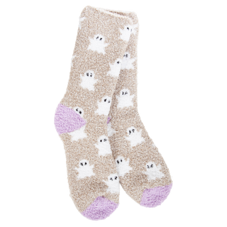 Knit Pickin Fireside Crew Socks - Ghostly