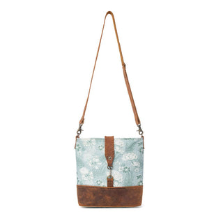 Sagefield Cotton & Leather Shoulder Bag