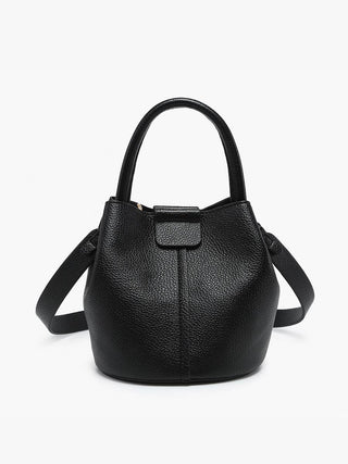 Farrah Bucket Bag w/ Top Handle & Inner Bag