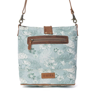 Sagefield Cotton & Leather Shoulder Bag