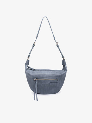 Leigh Distressed Hobo Bag
