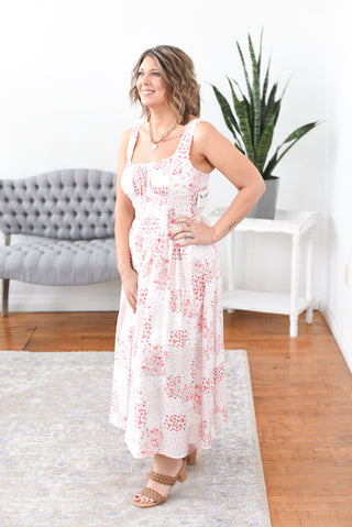 Gaby Floral Sleeveless Midi Dress