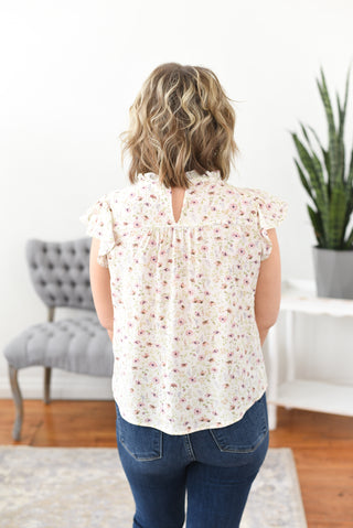 Ionia Floral Blouse Top