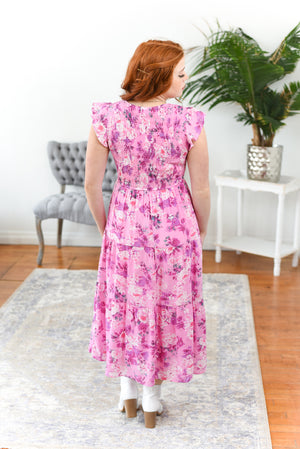 Edie Floral Midi Dress