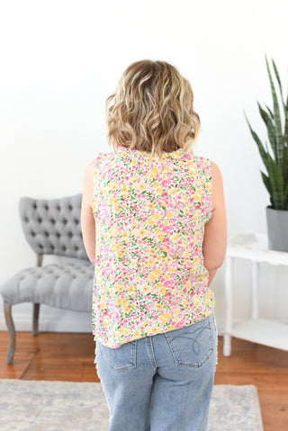 Cally Floral Sleeveless Top
