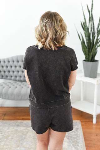 On the Move Mineral Washed Top
