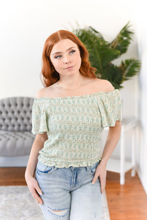 Louise Smocked Top
