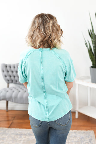 Indey Mineral Washed Top