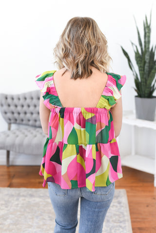 Milaa Geo Sleeveless Top