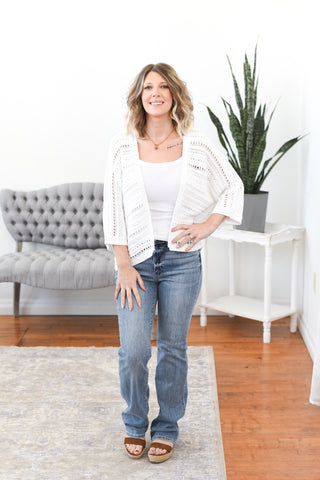 Cecilia Open Knit Cardigan