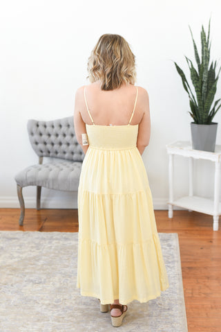 Halina Front Tie Midi Dress