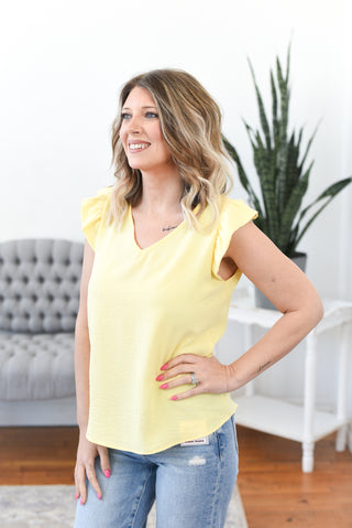 Rosia Ruffle Sleeveless Top
