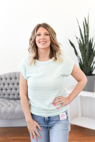 Annie Textured Basic Tee