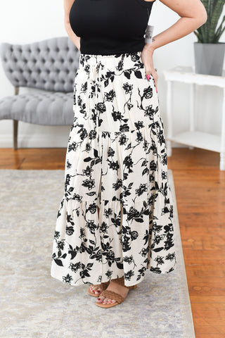Ally Floral Maxi Skirt