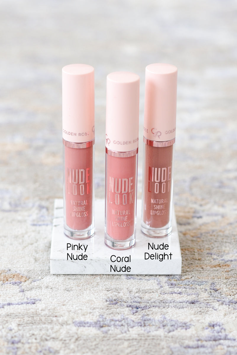Nude Look Natural Shine Lip Gloss - Celesty