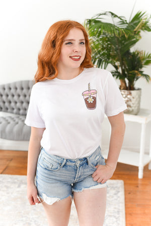 Daisy Iced Coffee Graphic Tee