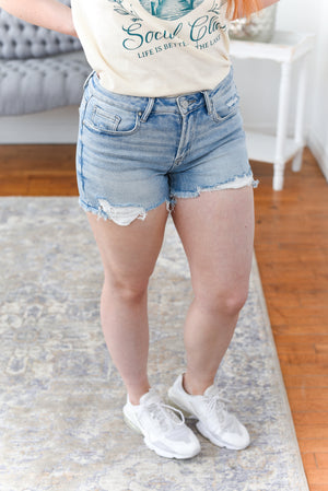 Norah Mid-Rise Risen Shorts FINAL SALE