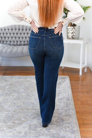 Bailey Tummy Control Straight Leg Judy Blue Jeans