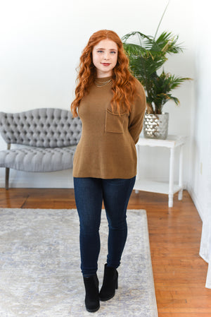 Payton Funnel-Neck Long-Sleeve Sweater