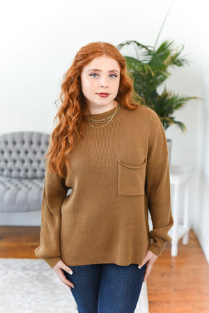 Payton Funnel-Neck Long-Sleeve Sweater