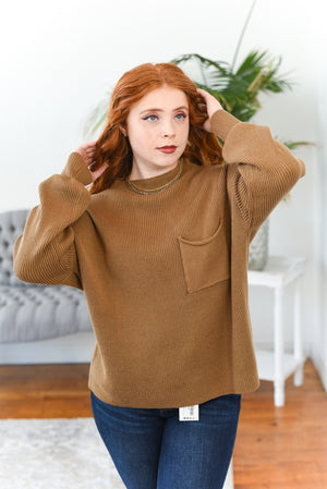 Payton Funnel-Neck Long-Sleeve Sweater