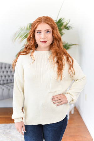 Payton Funnel-Neck Long-Sleeve Sweater